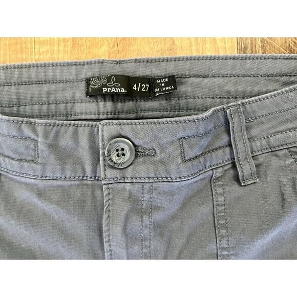 prAna Tess Shorts Women's 4 / 27 Gray Hiking Stretch Outdoor EUC - Picture 9 of 13